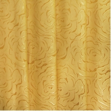Мерный лоскут портьерная ткань 150 см Роза цвет золото