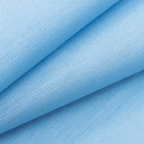 Ткань на отрез Тик 150 см цвет голубой