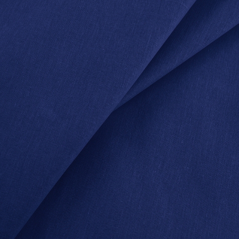 Ткань на отрез бязь гладкокрашеная 120 гр/м2 150 см цвет темно-синий