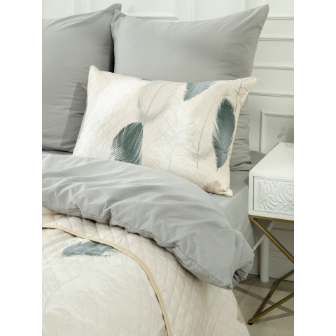 Чехол декоративный VT для подушки с молнией, ультрастеп DJL7047 50/70 см в упаковке 2 шт