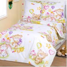 Бязь 120 гр/м2  детская 150 см 11253/1 Именины