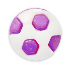 Пуговица детская сборная Мяч 16 мм цвет сиреневый упаковка 24 шт
