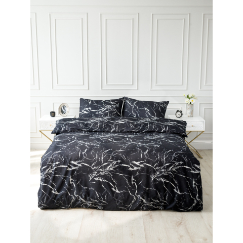 Постельное белье VT из полисатина 4359 2-х сп с евро простыней с наволочками 50/70