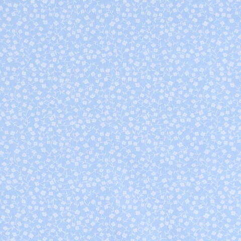 Ткань на отрез бязь плательная 150 см 1672/1 цвет голубой