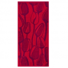 Полотенце махровое Море тюльпанов ПЛ-1302-03576 30/60 см цвет бордовый