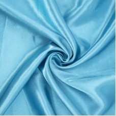 Ткань на отрез креп-сатин 1960 цвет морская волна