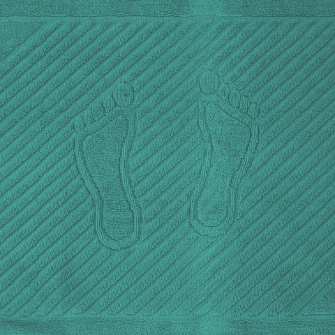 Полотенце махровое ножки 700 гр/м2 Туркменистан 50/70 см цвет темный изумруд