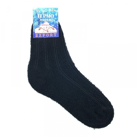 Мужские носки теплые Belarus EXPORT цвет черный размер 29