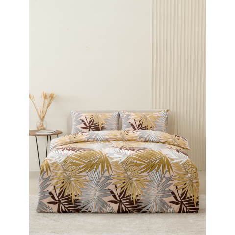 Постельное белье VT из полисатина 43-8 2-х сп с евро простыней с наволочками 50х70