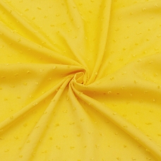 Ткань на отрез штапель гладкокрашеный цвет желтый