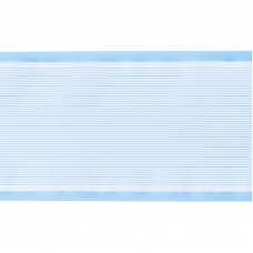 Лента для бантов ширина 80 мм (25 м) цвет голубой
