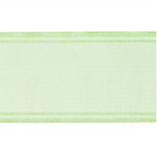 Лента для бантов ширина 80 мм (25 м) цвет салатовый