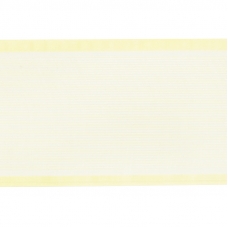 Лента для бантов ширина 80 мм (25 м) цвет желтый