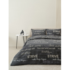 Постельное белье VT из полисатина 5044 2-х сп с евро простыней с наволочками 50х70