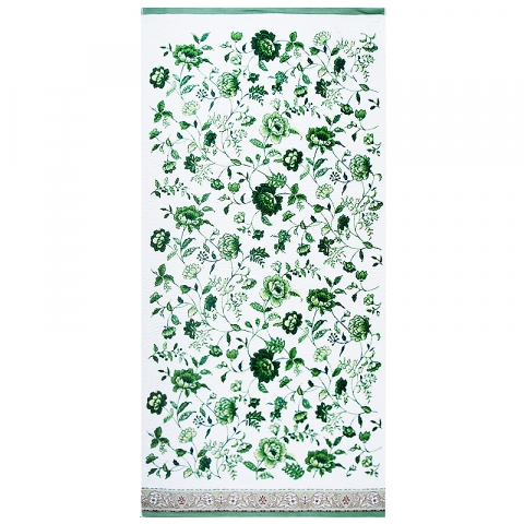Полотенце махровое Sunvim Византия 68/136 см цвет зеленый