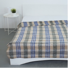 Одеяло полушерсть 420 гр/м2 цвет синий 150/200 см