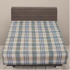 Одеяло п/ш (полушерсть) детское 420 гр/м2 полоса цвет синий 100/140 см