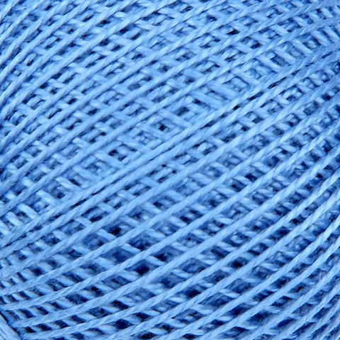 Нитки для вязания Ирис 100% хлопок 25 гр 150 м цвет 2608 голубой