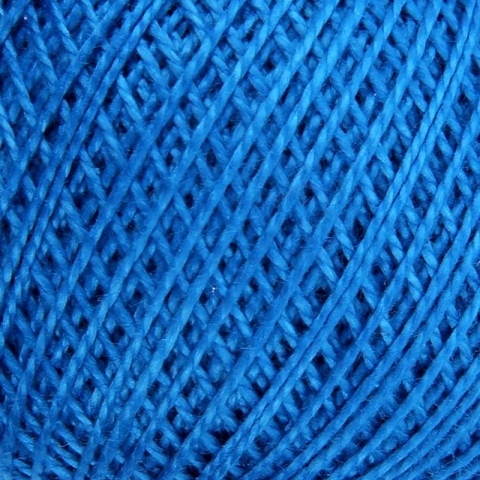 Нитки для вязания Ирис 100% хлопок 25 гр 150 м цвет 2714 синий