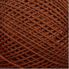 Нитки для вязания Ирис 100% хлопок 25 гр 150 м цвет 6512 коричневый