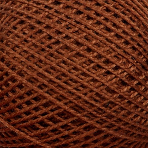 Нитки для вязания Ирис 100% хлопок 25 гр 150 м цвет 6512 коричневый
