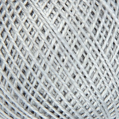 Нитки для вязания Ирис 100% хлопок 25 гр 150 м цвет 7002 светло-серый