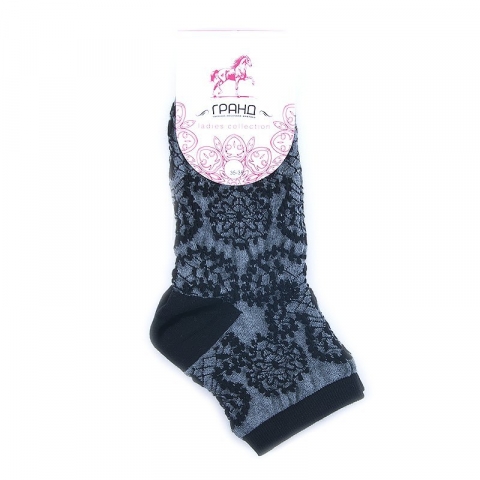 Женские носки Гранд XCL75/1 цвет черный размер 23-25