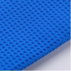 Вафельная накидка на резинке для бани и сауны Премиум мужская цвет 558 синий