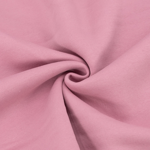 Ткань на отрез футер 3-х нитка петля-компакт пенье начес цвет светло-розовый