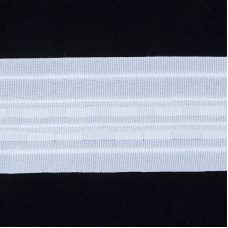 Тесьма шторная Престиж 701М ширина 60 мм (50 м)  цвет белый