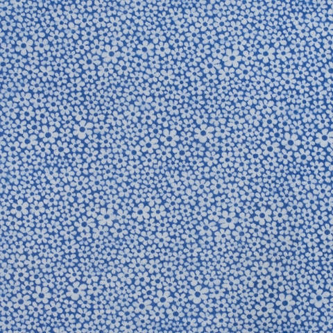 Ткань на отрез фланель 80 см 20105 Ромашки на синем