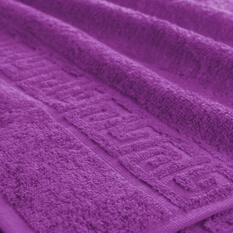 Полотенце махровое Туркменистан 100/180 см цвет Фиолетовый