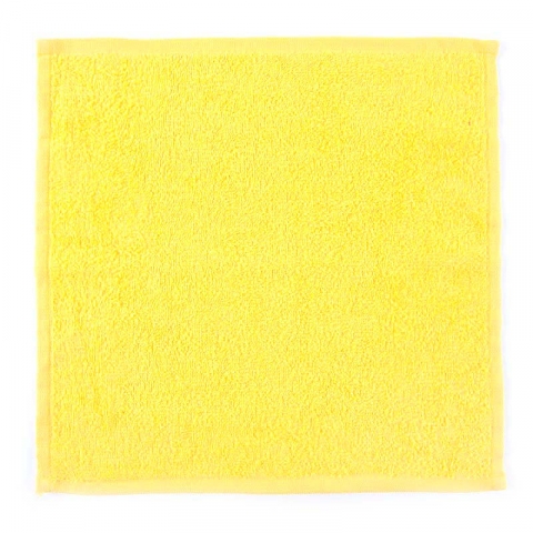 Салфетка махровая цвет 1075 лимонный 30/30 см