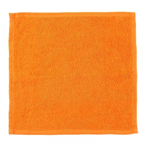 Салфетка махровая цвет 207 апельсиновый 30/30 см