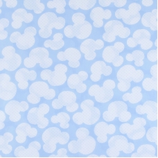 Ткань на отрез бязь плательная 150 см 1717/3 цвет голубой