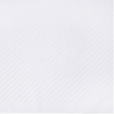 Полотенце махровое ножки 700 гр/м2 Туркменистан 50/70 см белое