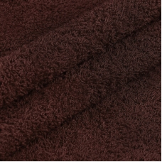 Махровая ткань 220 см 430гр/м2 цвет темно-коричневый
