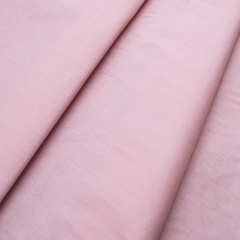 Ткань на отрез поплин гладкокрашеный 115 гр/м2 220 см цвет розовый