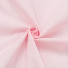 Ткань на отрез поплин гладкокрашеный 150 см цвет розовая конфета