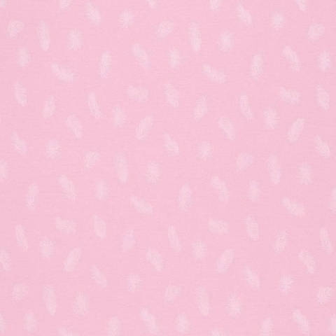 Тик 220 см 85 +/- 5 гр/м2 Перо цвет розовый