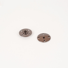 Кнопка металлическая черный никель КМД-3 №28 уп 10 шт