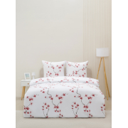 Постельное белье VT из полисатина 11711 2-х сп с евро простыней с наволочками 70/70