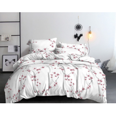 Постельное белье VT из полисатина 11711 2-х сп с евро простыней с наволочками 70/70