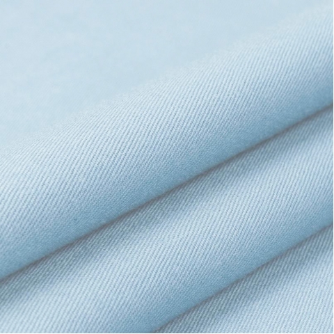 Ткань на отрез сатин гладкокрашеный 160 см 409 цвет голубой