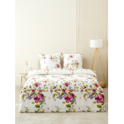 Постельное белье VT из полисатина ДА-531 2-х сп с евро простыней с наволочками 70/70