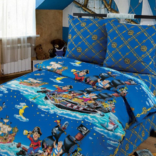Бязь 120 гр/м2  детская 150 см 4294/1 Пираты