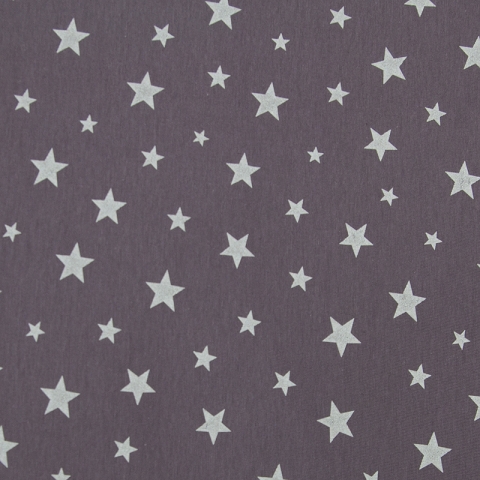 Ткань на отрез кулирка Звезды 1100-V4