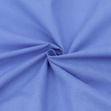 Ткань на отрез полулен 150 см 59 цвет голубой