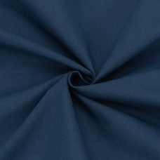 Ткань на отрез полулен 150 см 641 цвет синий
