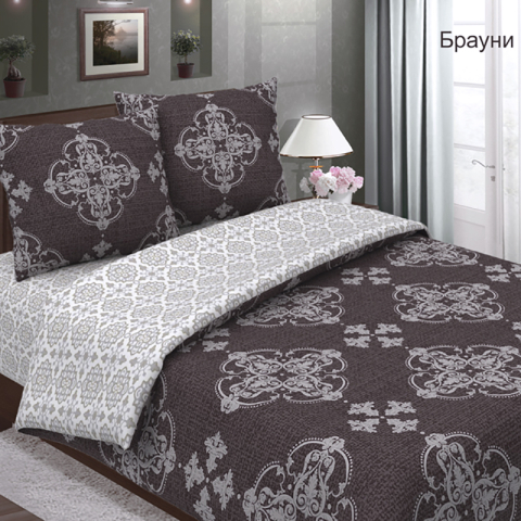 Бязь 120 гр/м2 220 см 708-1 Брауни (комп.)